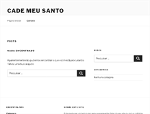 Tablet Screenshot of cademeusanto.com.br